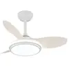 CRISTALRECORD Ventilateur de plafond LED Stel TL Mini 35 W 3 440 lm CCT à intensité variable