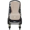 Assise pour poussette Praliné Rayures Moka