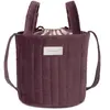 Sac Bucket Cherry Velvet