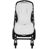 Assise pour poussette Little Bloom Fleurs Gris