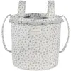 Sac Bucket Little Bloom Fleurs Gris
