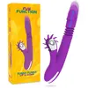 ACTION Vibro Rabbit Up & Down 10 x 3.5cm Violet