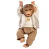MuÑecas Guca Singe Reborn Avec Corps En Tissu Et Poids