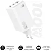 Subblim Chargeur Mural Gan Usb-a Et Usb-c 100w