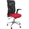 Piqueras y Crespo Chaise Minaya simili cuir rouge