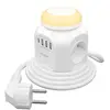 Aisens Multiprise Asps-3a1cl01-w Prise Carrée Multifonction 4 Prises