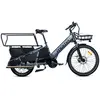 MOMA BIKES - Vélo Cargo Électrique E-Long Tail - Aluminium - SHIMANO A...