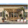 Pergola adossée en bois Montpellier 500 x 400 cm - Maderland