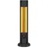 Chauffage halogène 2000W avec télécommande