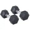 AND TREND Olive Lot de 2 haltéres hexagonales 6 kg