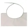 Queraltó Queraló qa-00119/03 bavoir en coton imperméable 80 x 40 cm blanc
