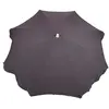 Parasol de Jardin Chillvert Gandía Aluminium Fixe Ø180 cm Gris Foncé