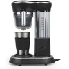 Prixton Cafetière avec broyeur Capri - Système goutte à goutte - Tasse en acier inoxydable avec couvercle - 600 W
