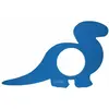 Ology Dinosaur Swimming Pool Floating Shapes Bleu
