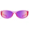 Lunettes de soleil enfant - HAWKERS - Rave - Rose - Enveloppant - Catégorie 3