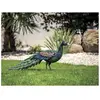 NORTENE Paon décoratif stylisé Peacky en métal - 94 x 28 x 2 cm