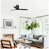 Ventilateur de plafond en bois sans éclairage - SKYLER - Moteur DC - Ø...