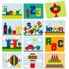 Miniland Lot de 12 modèles de mosaïque pour Superpegs - 70 x 55 cm - 95071
