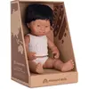 Miniland - Latijns Amerikaans Jongen met down syndroom babypop 38cm
