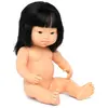 Miniland Poupées asiatiques en vinyle souple, 38 cm, dans un sac transparent (31236)