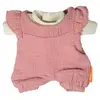 Miniland Salopette Et T-shirt Dhiver Pour Poupée De 21 Cm Rose
