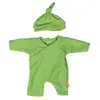 Miniland Pyjama Met Muts Voor Pop 32 Cm Groen