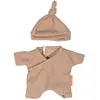 Miniland Pyjama Marron Avec Chapeau Pour Poupée De 21 Cm Marron