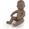 Miniland Miniland Babypop Jongen Bruin Vanillegeur - 40 Cm
