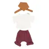 Miniland Dolls 31647 Chico Dune, Ocre, Bordeaux et Blanc 32 cm