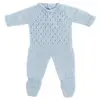Poppen pyjama blauw gebreid - Miniland