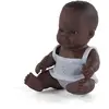 Miniland Poupee Fille 21cm, Africaine