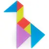 Miniland 32163 Tangram translucide, Multicolore