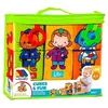Blocs mous en tissu d'apprentissage - MOLTO - Cubes & Fun - Bleu - Multicolor - Mixte