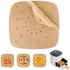 LABLANC 100 Papier Sulfurisé Air Fryer Perforé Papier Cuisson Air Frye...