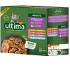 Ultima Stérilisé 8 x 85 g pour chat - lot mixte I (poulet, dinde, saum...