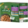 Ultima Stérilisé 8 x 85 g pour chat - lot mixte II (poulet, boeuf, tho...