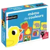 Nathan- Mémo Jeu éducatif pour associer Images et Couleurs dès 2 Ans, 31616