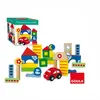 Boîte 25 bloques de construction avec voiture Goula