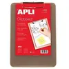 Apli Porte bloc plastique transparent gris 210 x 297 mm