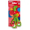 Apli Kids 12815 Ciseaux préscolaires vert - lame en plastique de 13 cm
