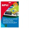 APLI PAPER - Polyester - brillant - adhésif permanent - blanc - 199.6 ...