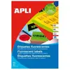 Apli Etiquettes vert fluo 99.1x67.7mm