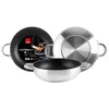 IBILI 500632 Sarten honda avec 2 poignées gastronomy 32