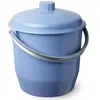 TATAY 1102700 Seau avec Couvercle, Plastique, Bleu, 35 x 33 x 36 cm