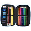 MILAN® Plumier 2 étages avec contenu série The Fun, bleu