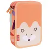 MILAN® Trousse 2 étages avec contenu série spéciale Fun Animals orange