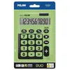 MILAN Blister calculatrice de bureau 10 chiffres, Duo vert