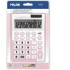 MILAN® Blister calculatrice 12 chiffres rose, série Edition +