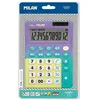 Blister calculatrice 12 chiffres Sunset Lilas - Turquoise MILAN®
