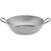 Plat à paëlla - LA VALENCIANA - Diamètre 50 cm - Acier poli